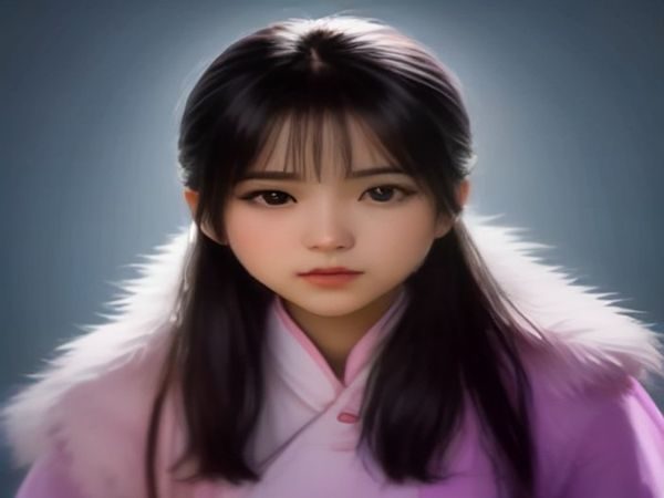 笔记本电脑屏幕亮着影视播放界面，键盘上放着无线鼠标，人物手部正在操作，背景是书架